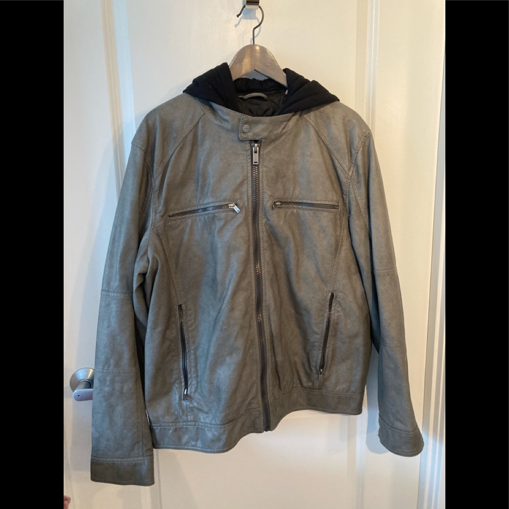 Guess faux leather jacket.